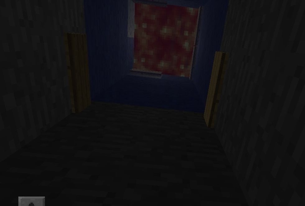 Now put ur lava at the very top