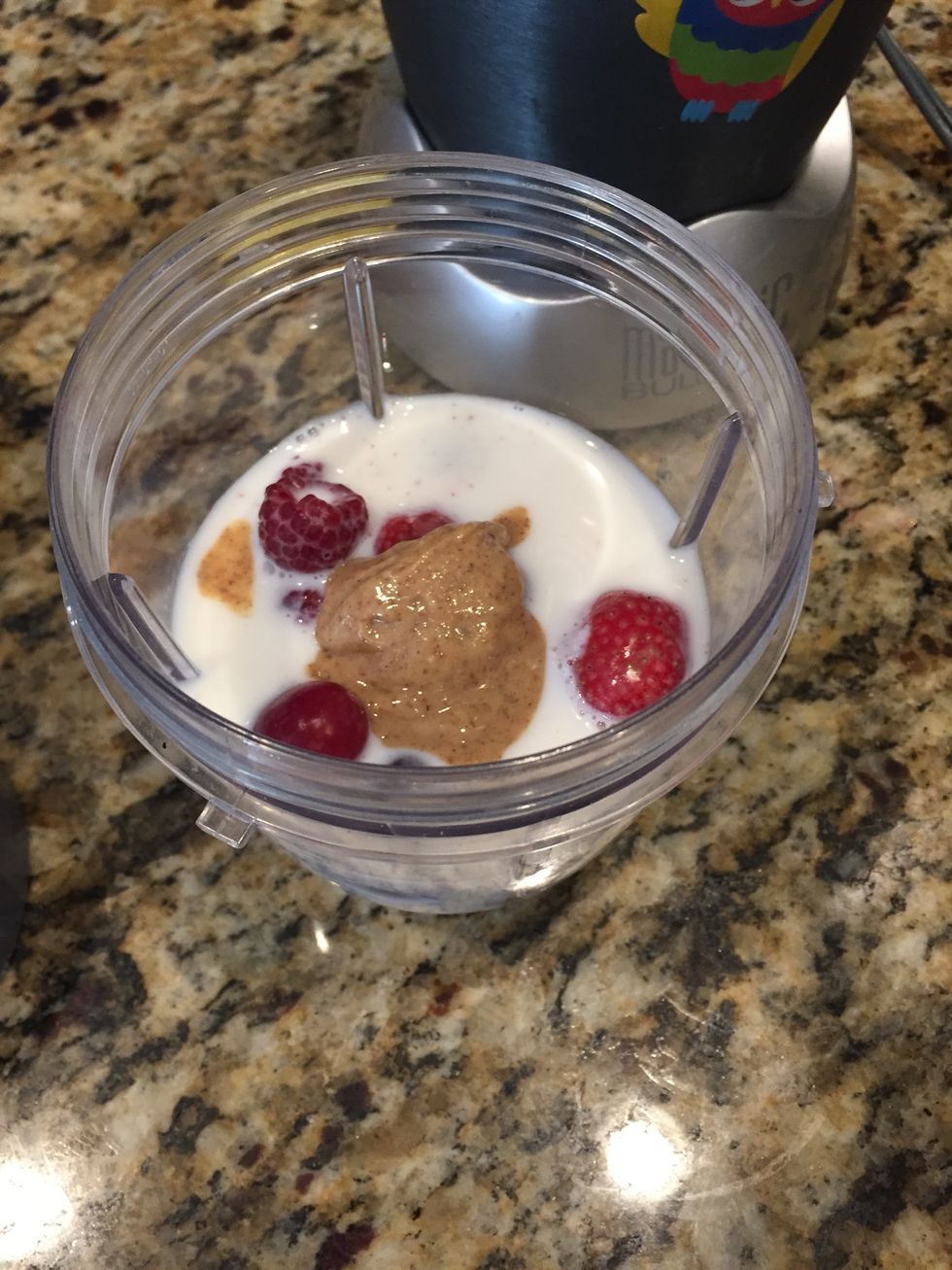 Now put whatever you choose in too