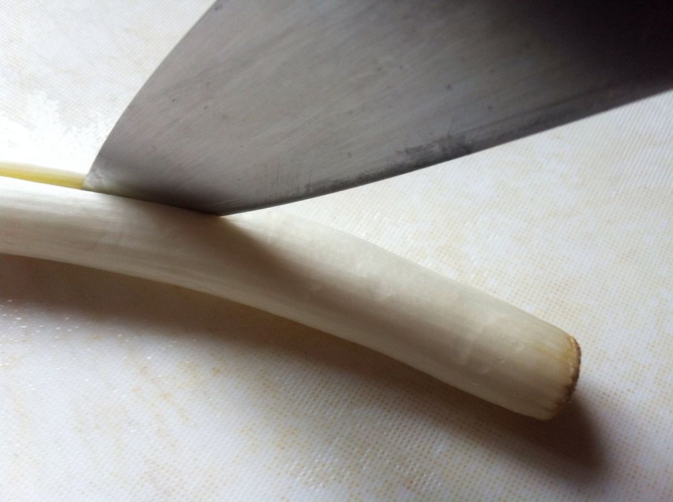 Now put your nato mix to the side and quarter your green onion\u2026