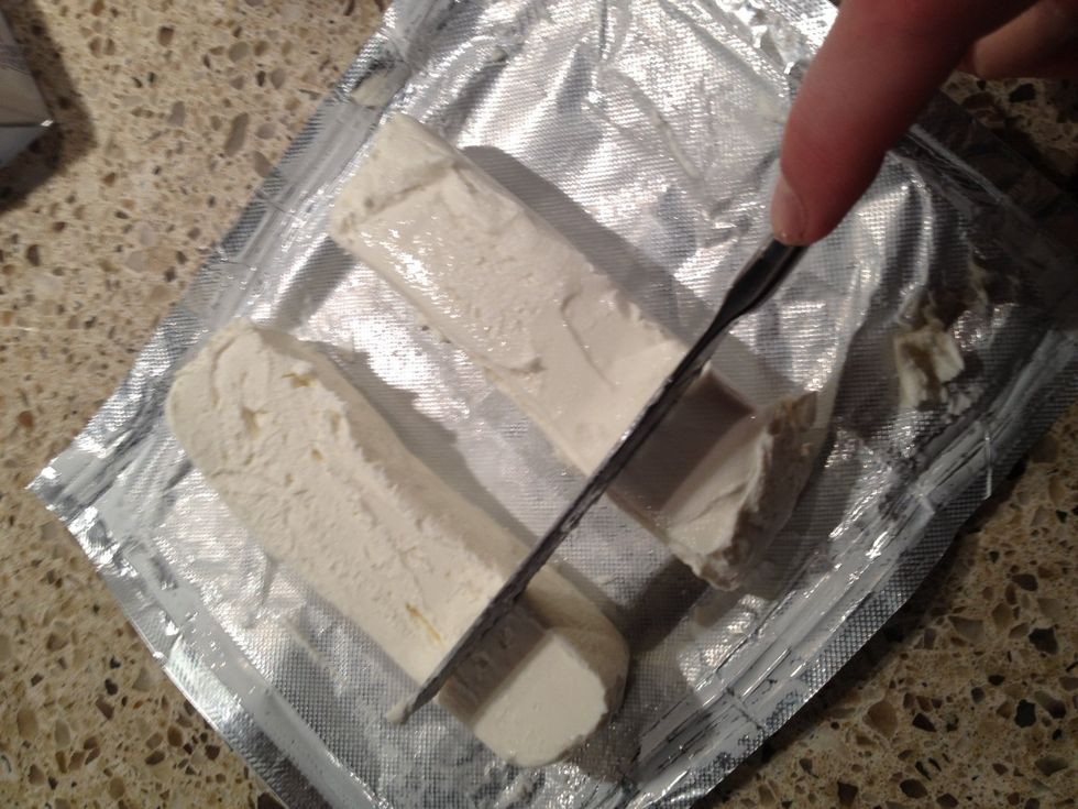 Now quarter it down the sides.