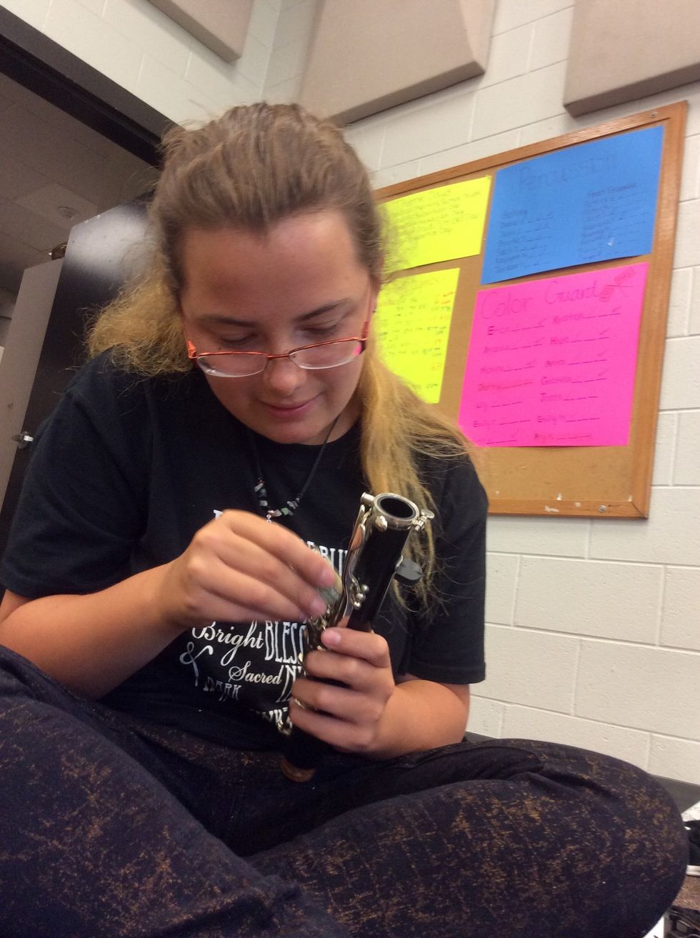 Now rub up and down add minimal pressure to both sides. And look to see if it is clean enough for you then move on.