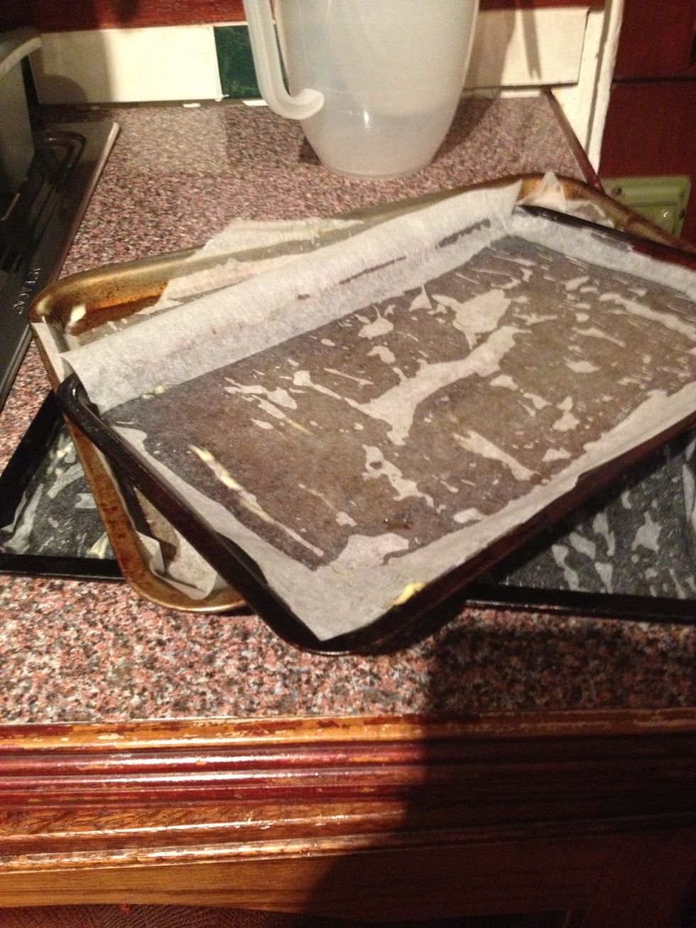 Now's a good time to prepare some baking trays!