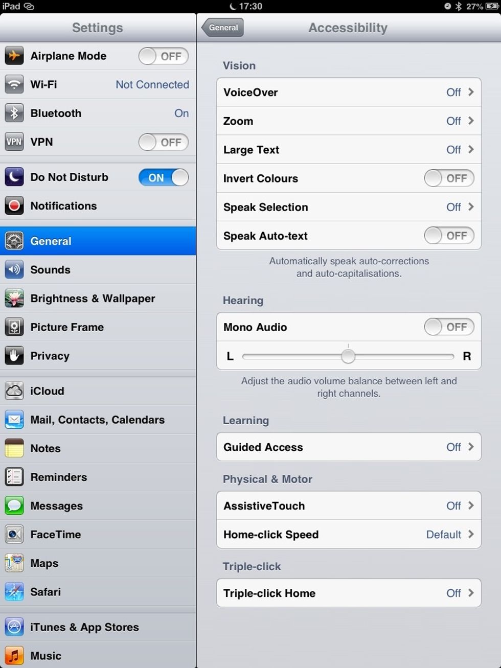 Now scroll down to "Guided Access" and tap it
