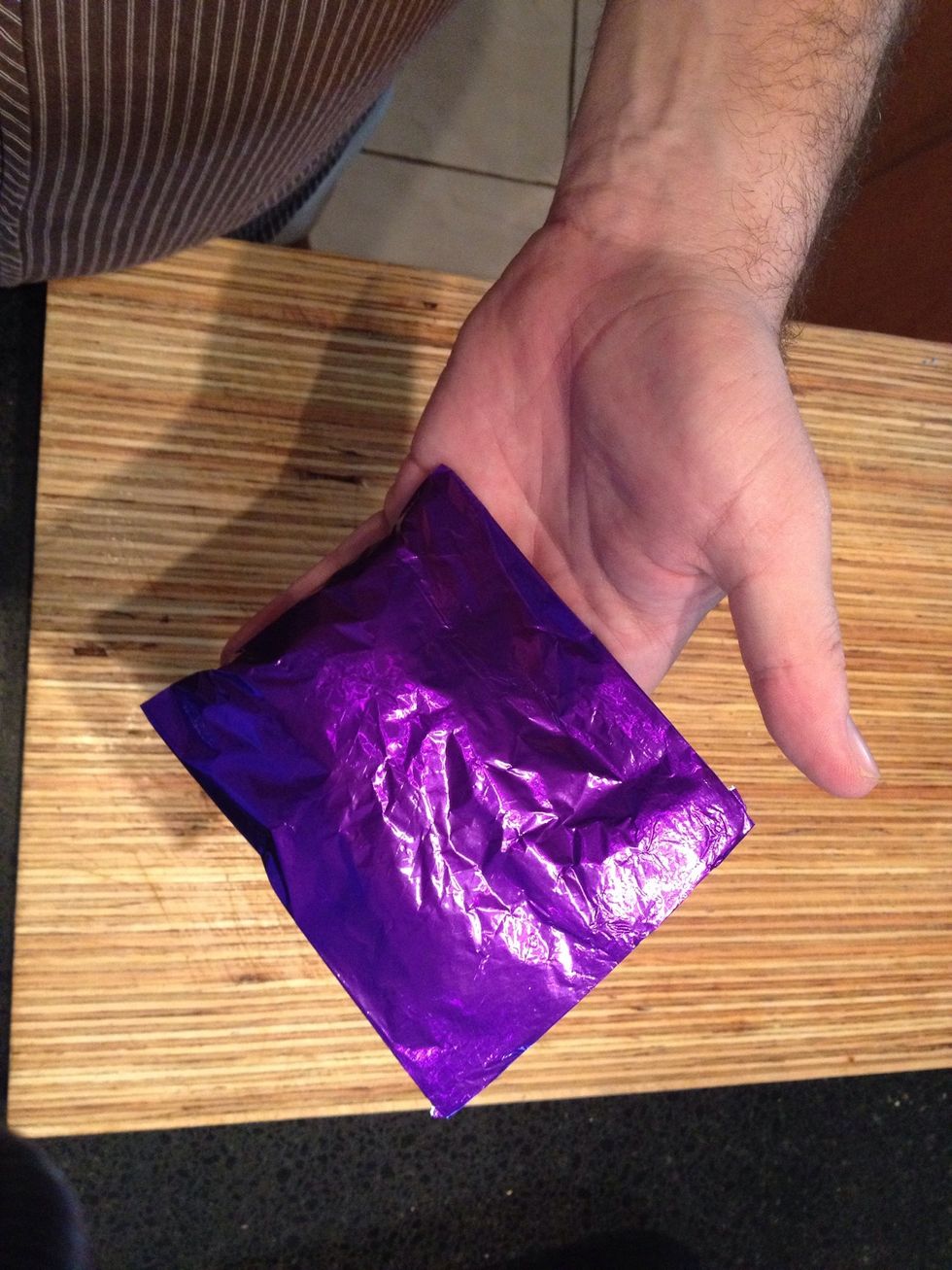 Now seal your foil like a little envelope