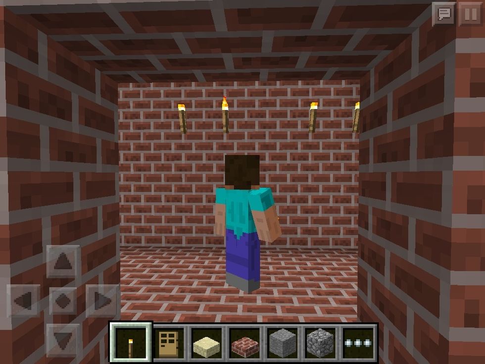 Now select the touch and put it on the wall