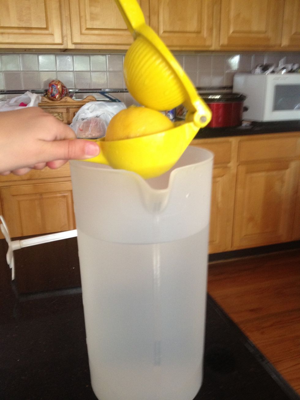 Now squeeze out the juice.