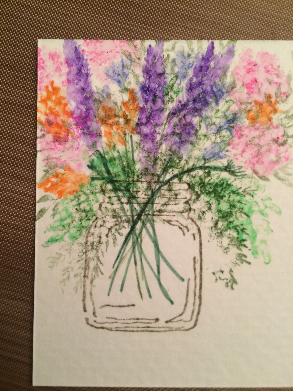 Now start adding foliage