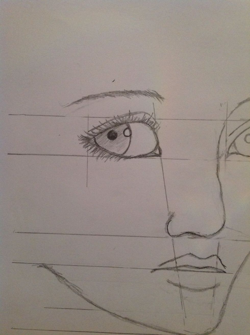 Now start doing little bit of shade.