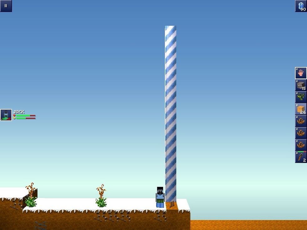 now start exploring you will find equator, tropics and poles these places will have a floating clothing item above it which will have a special ability