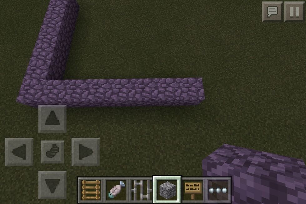 Now start making it into a square