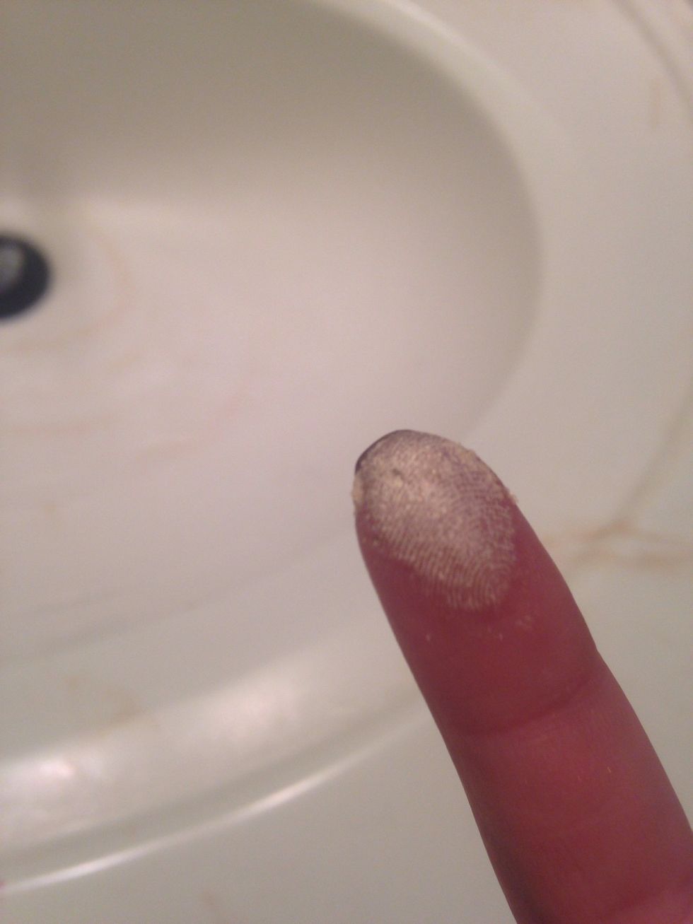 Now take a shimmery color