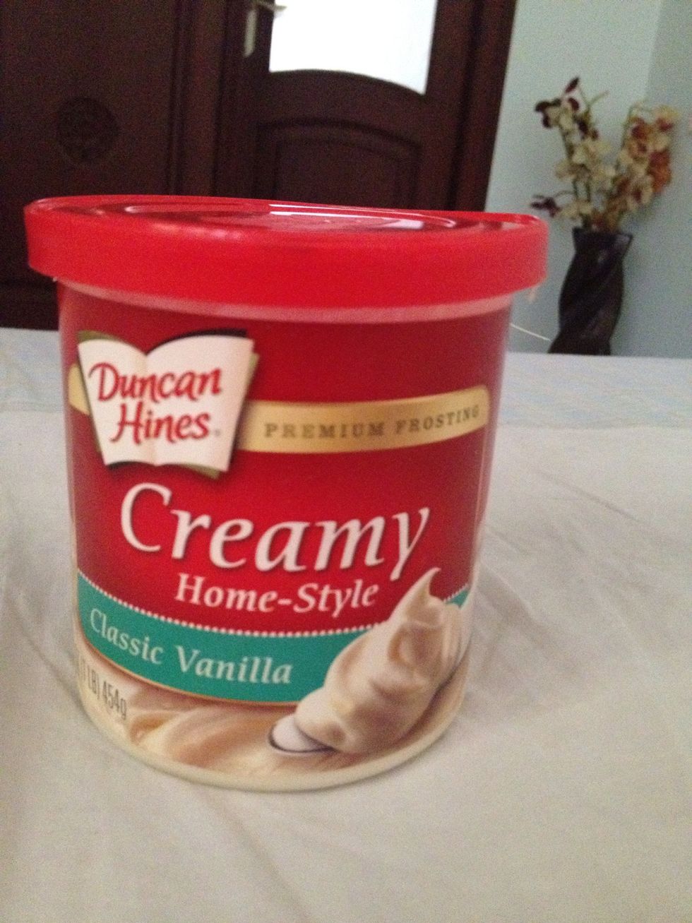 Now take any frosting or icing you like