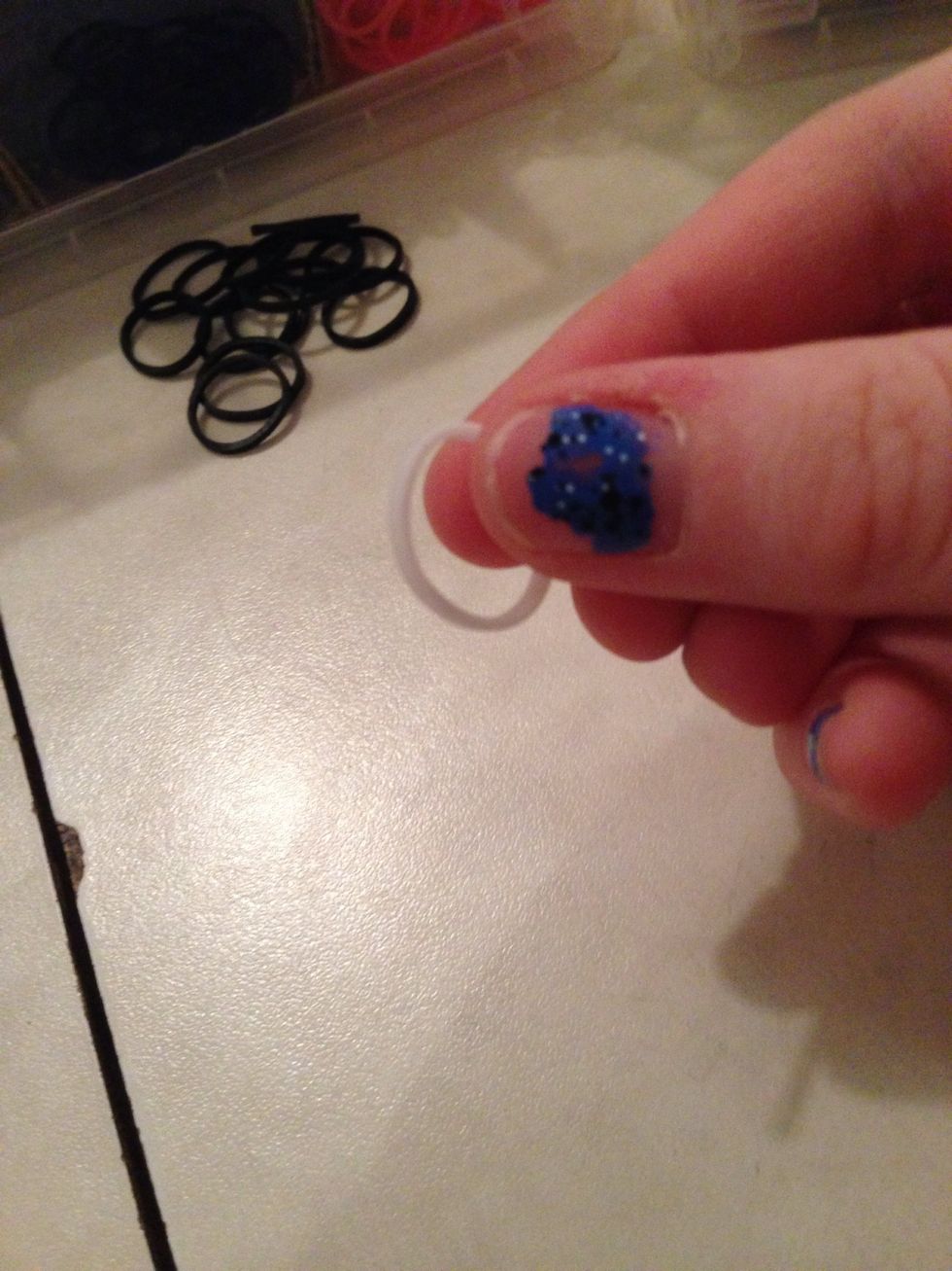 Now take single white bands