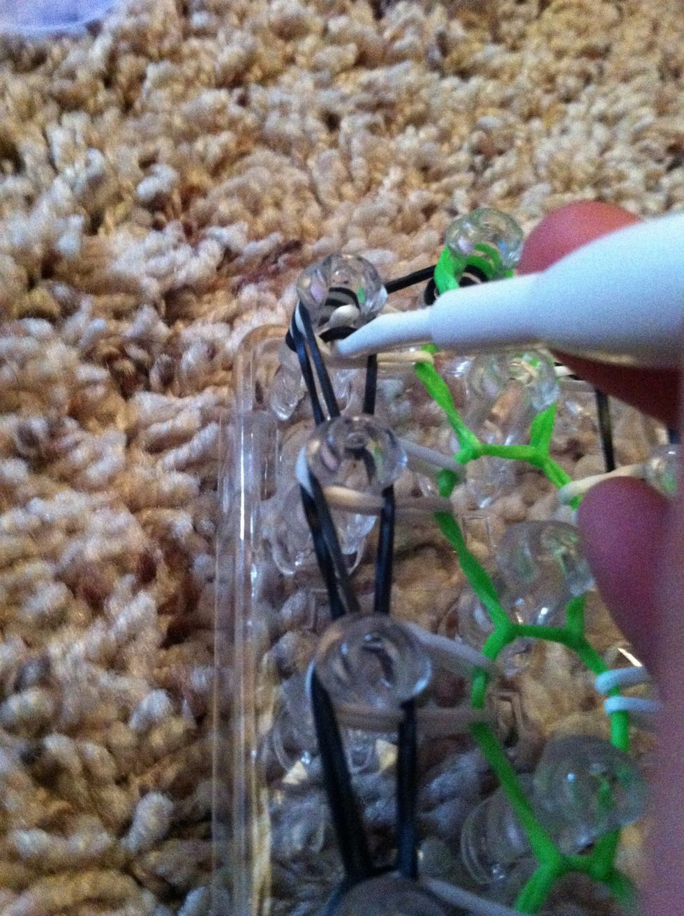 Now take the black that's going diagonally.