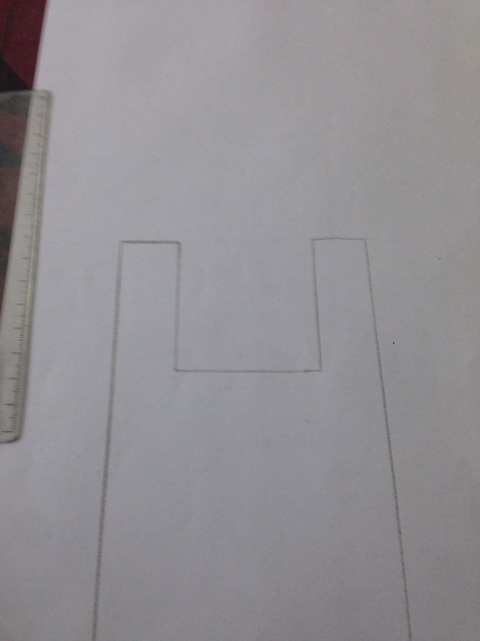 Now take the first paper and draw a castle with the help of scale