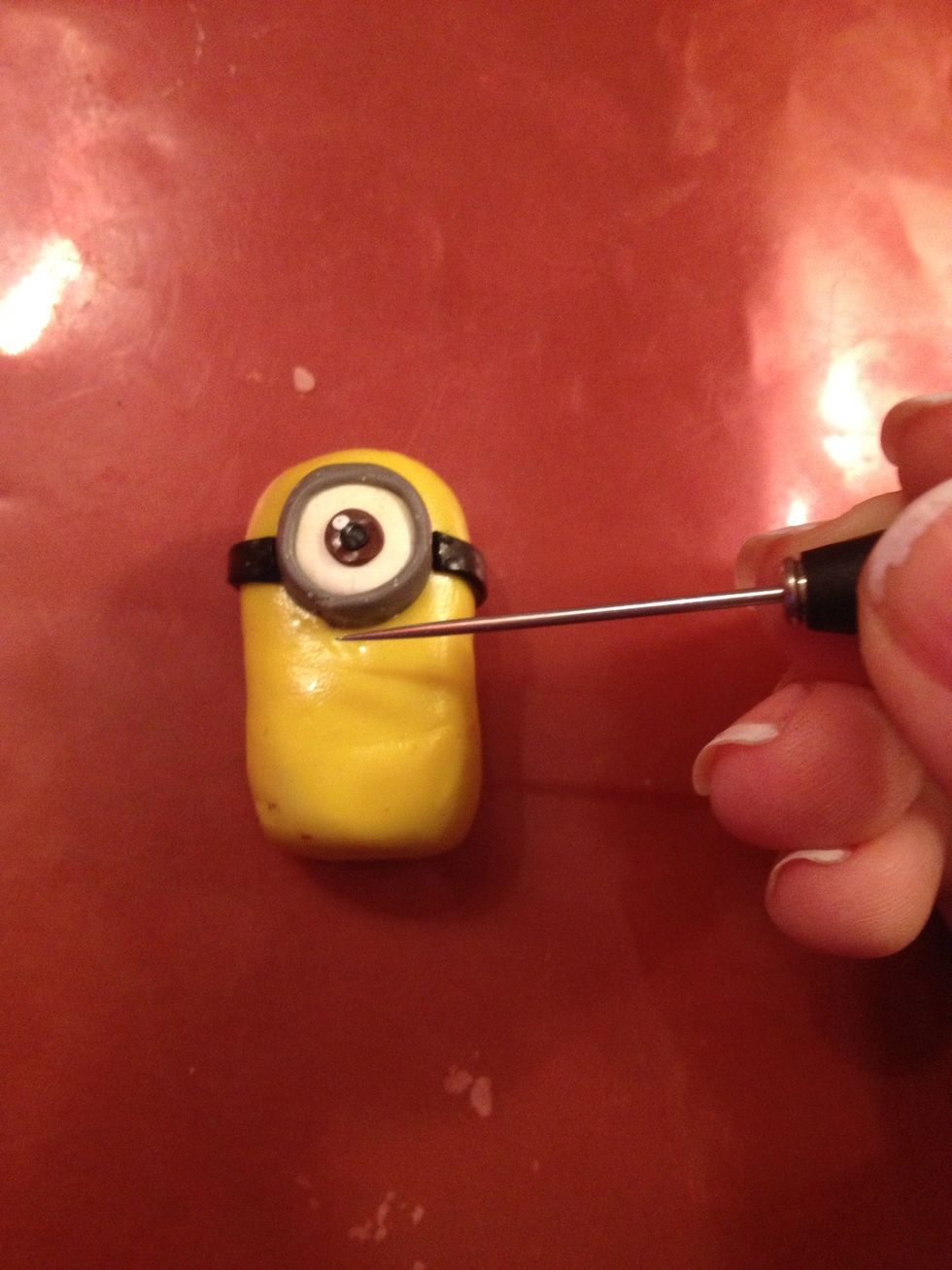 Now take the needle and...