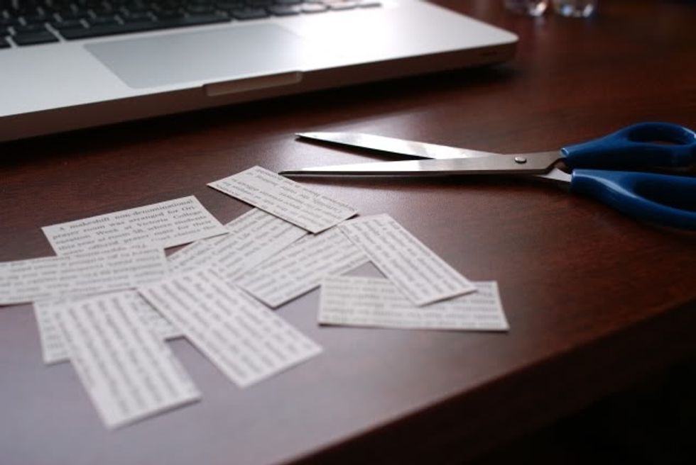 Now take the newspaper and press it on your nails for at least 10 seconds. Remove the newspaper.