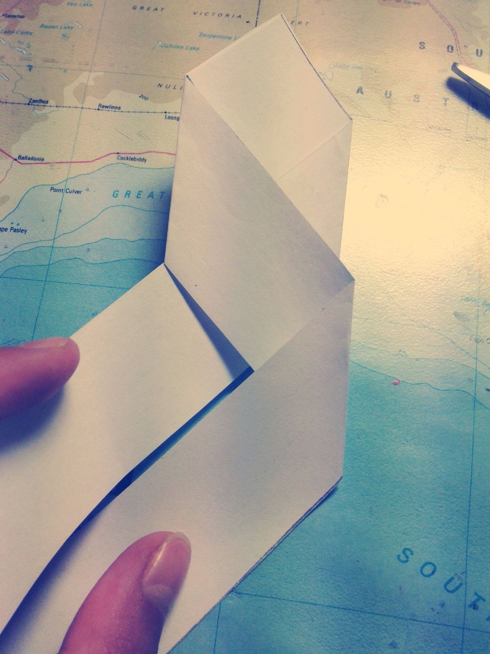 Now take the other strip.