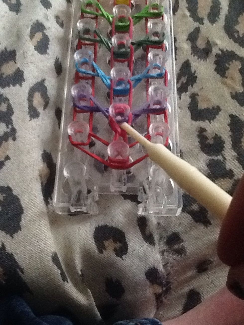 now take the top two bands from the first color...