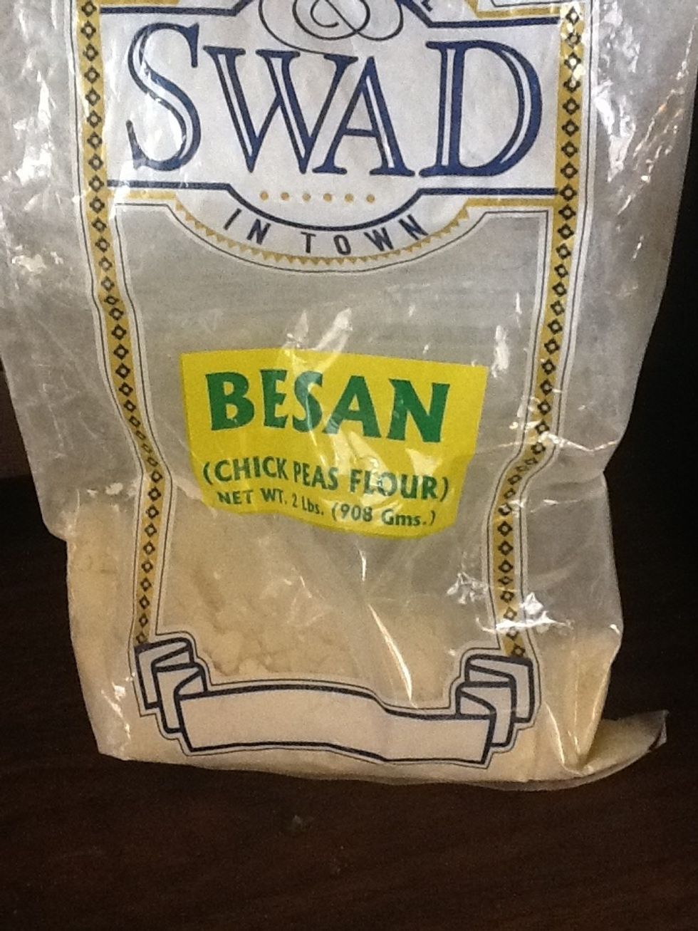 Now take your besan out