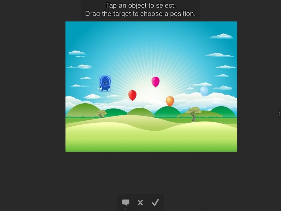 Now tap the CHECK MARK to confirm.