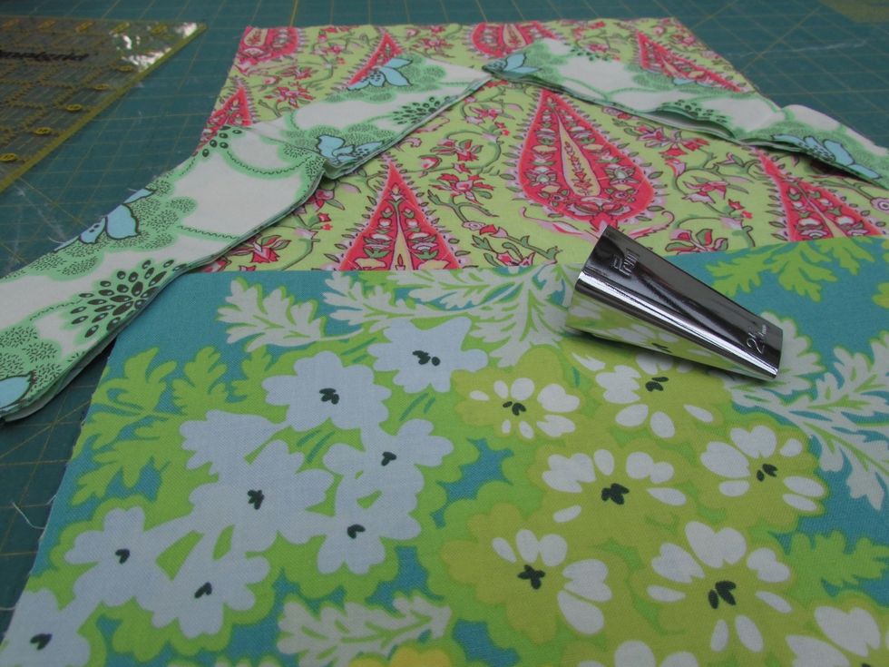 Now that I have all my materials prepped, I can begin to sew.