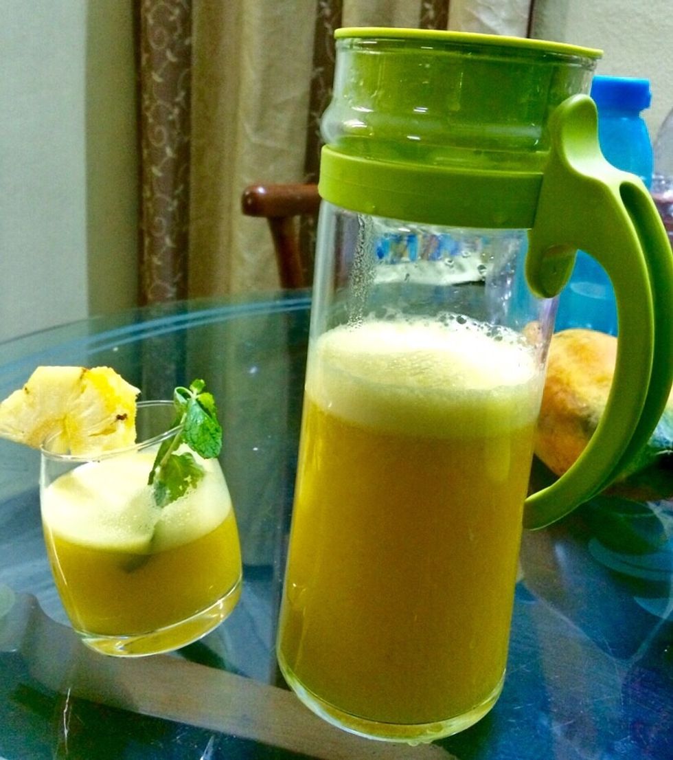 Now that's it a mouthful of juice is ready for 4 members...\ud83c\udf77\ud83c\udf77\ud83c\udf77 share it with your loved ones they will enjoy!