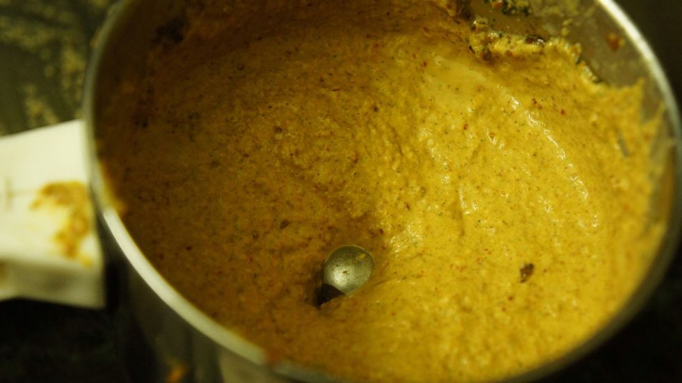 Now that's it make a thick paste of the ingredients..