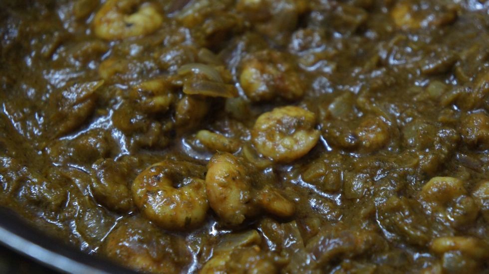 Now that's it Prawns Chilli Garlic Curry is ready n tastes Owsum!!! \ud83d\ude0d\ud83d\ude0d\ud83d\ude0d\ud83d\ude0d I'm lovi'n it!!!