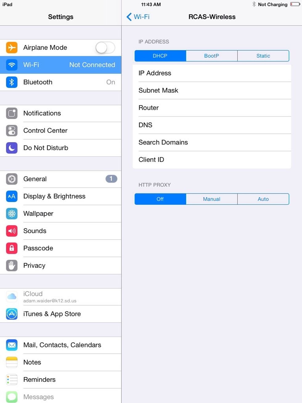 Now that the information has been deleted for this network tap "wifi" again to list the available networks.