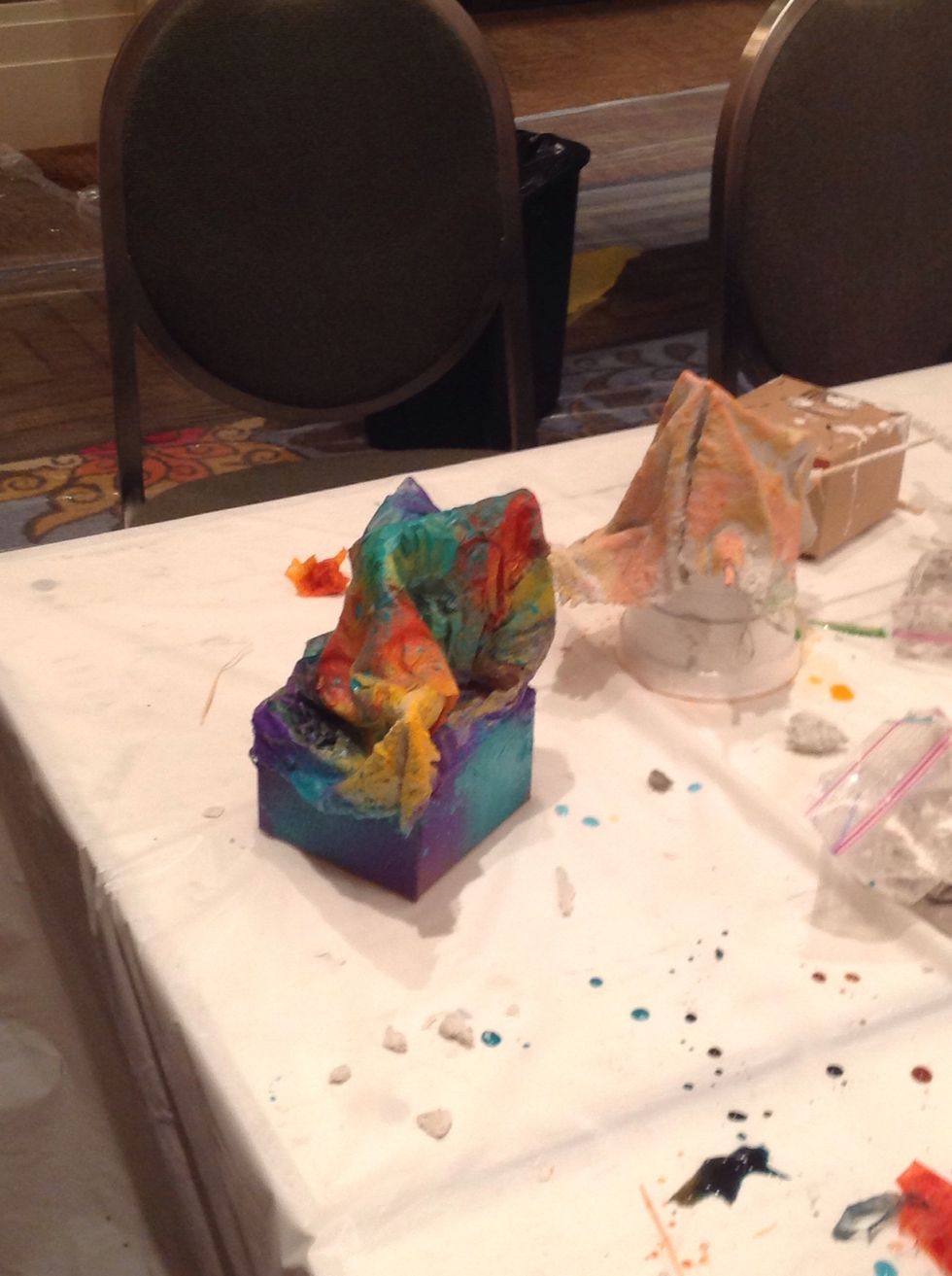 Now that the sculpture is complete, get paper and pencil and sketch.