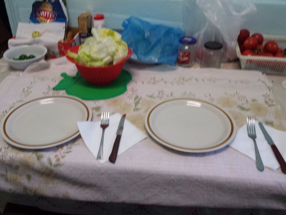 Now that the table is all prepared, let's get to serving.