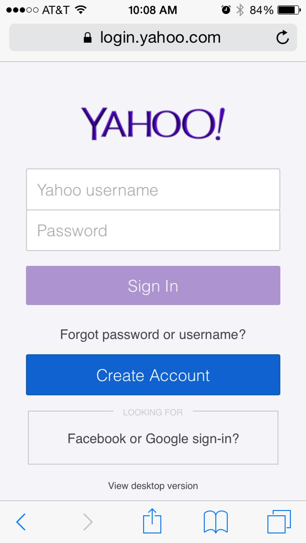 Now that you've enabled Touch ID in LastPass, you will need to launch Safari and enable LastPass in your browser settings. First tap the share icon in the middle of the bottom of the screen.