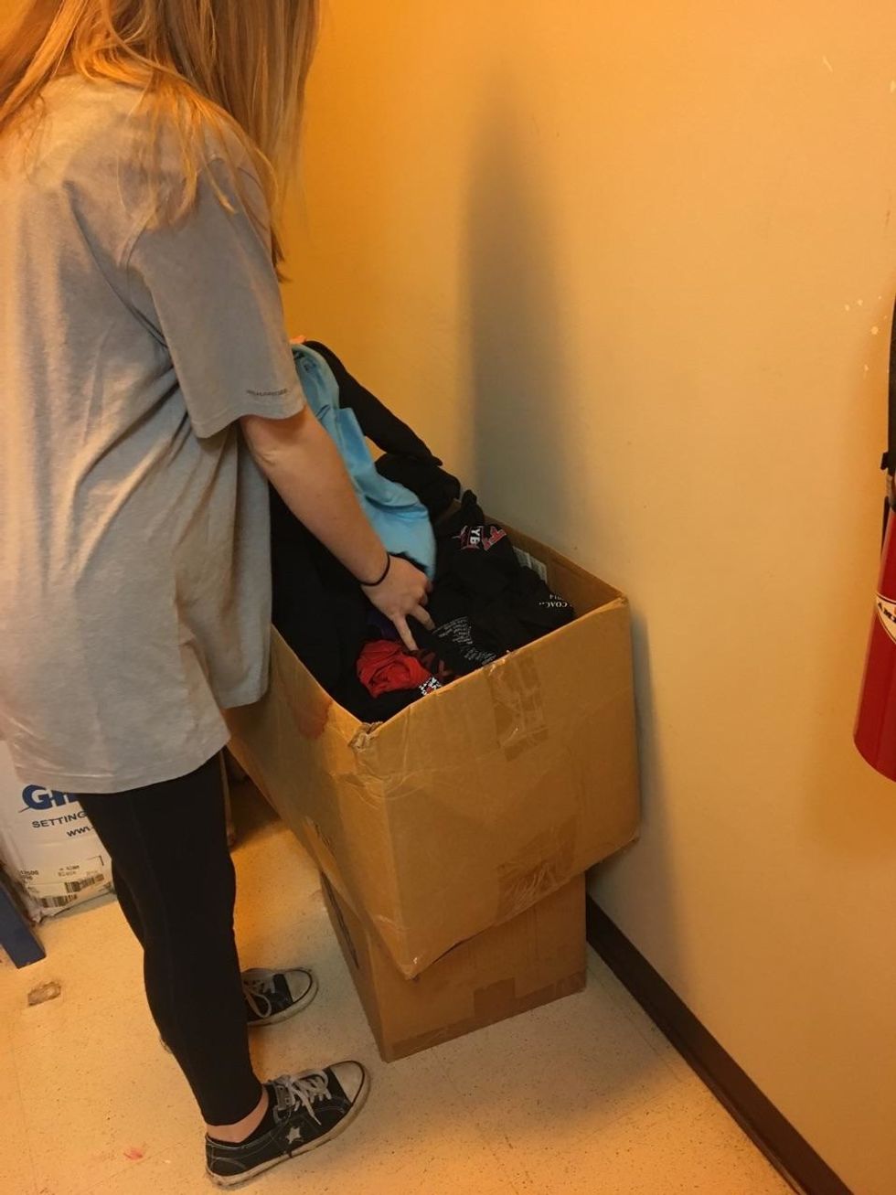 Now that your screen is ready to go, you want to practice on a practice shirt so that if something is wrong, the real shirts do not get ruined. Pick out a practice shirt.