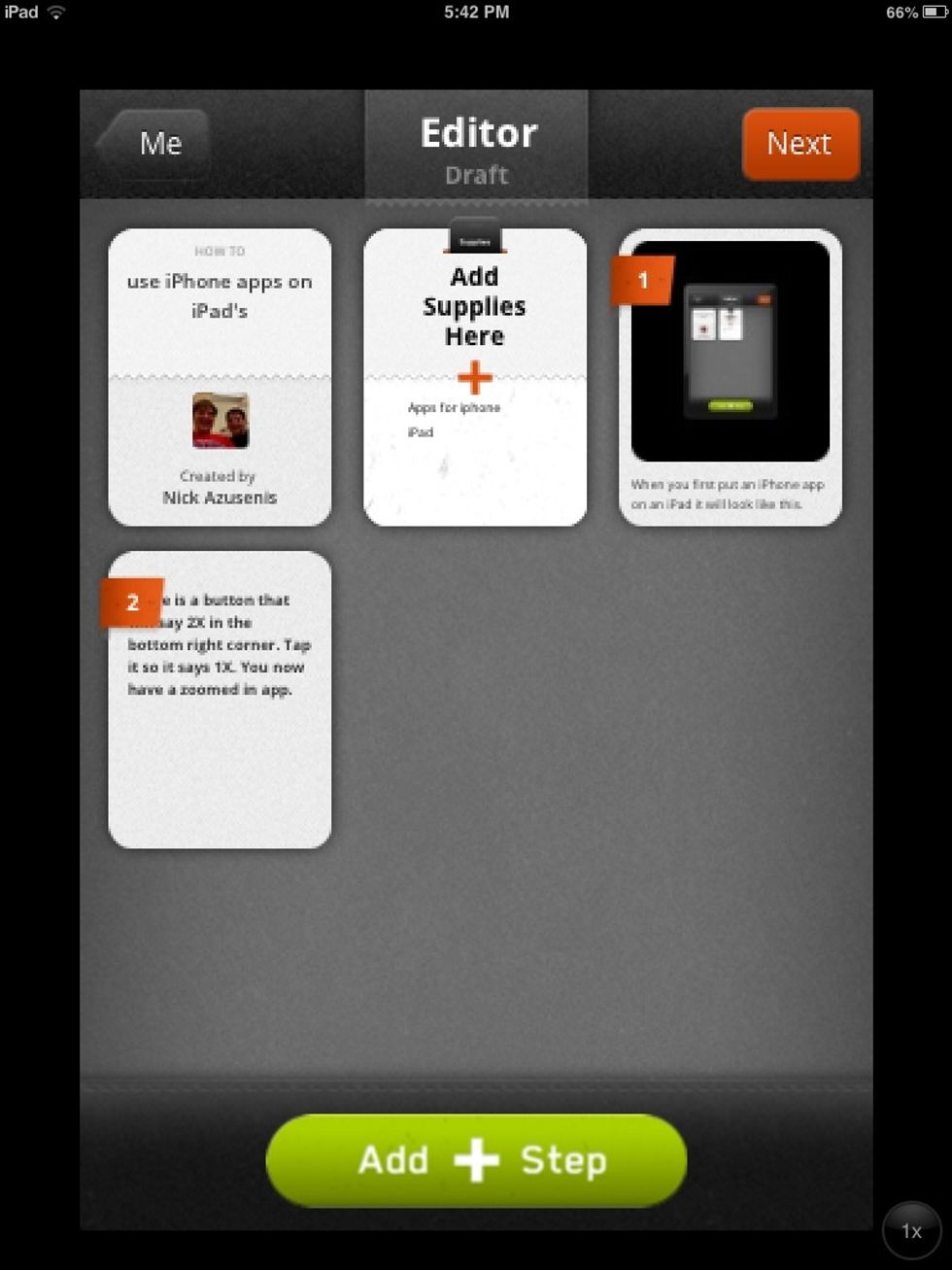 Now the app will look like this. This feature is great for iPad gameplay on iPhone apps.