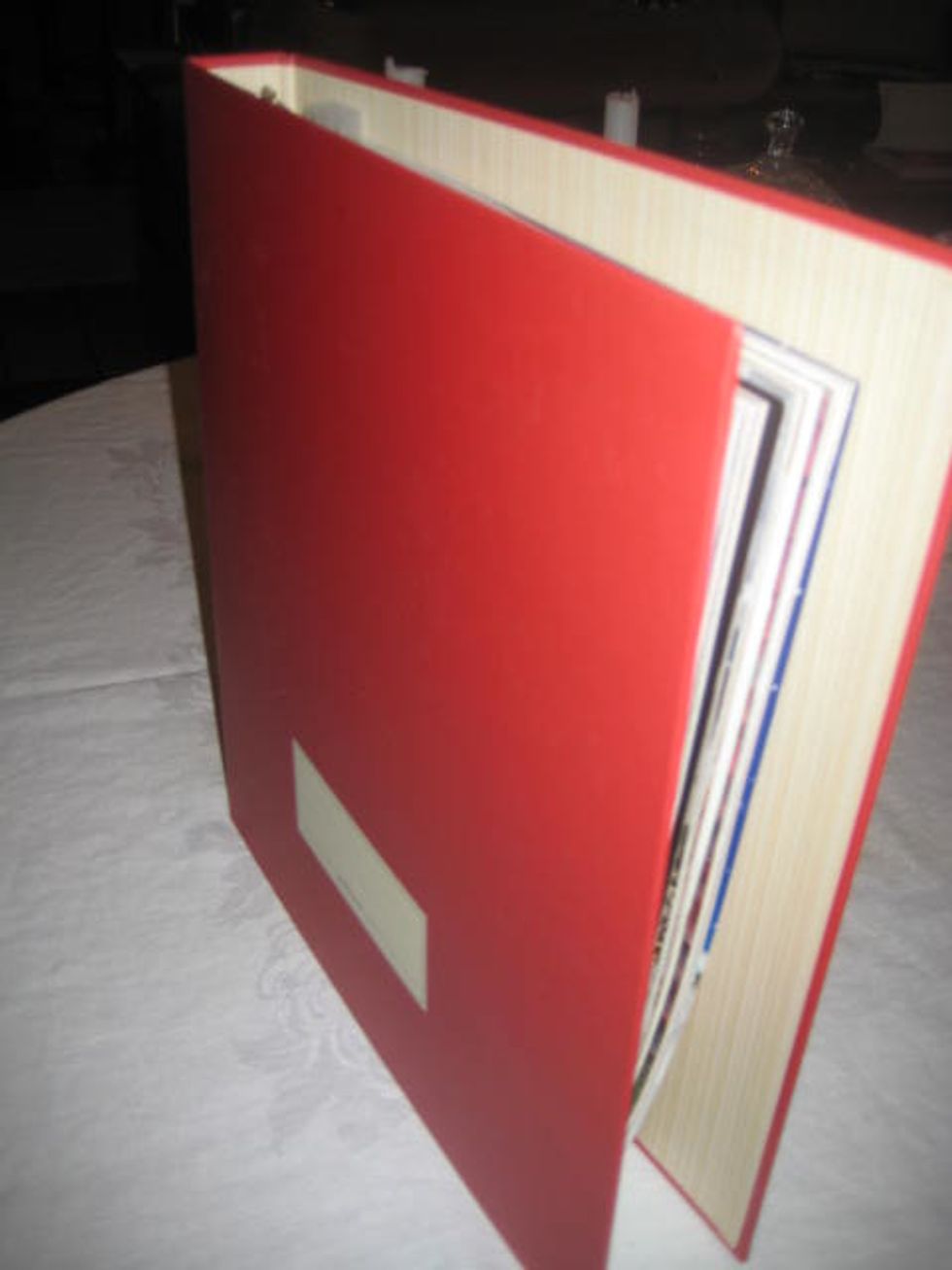 Now the binder of magazines may be stored on a bookcase while protecting those special interest magazines and their covers for years to come.