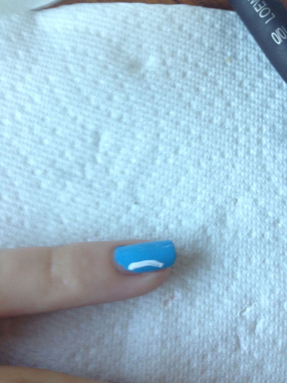 Now the bottom of his body and his feet