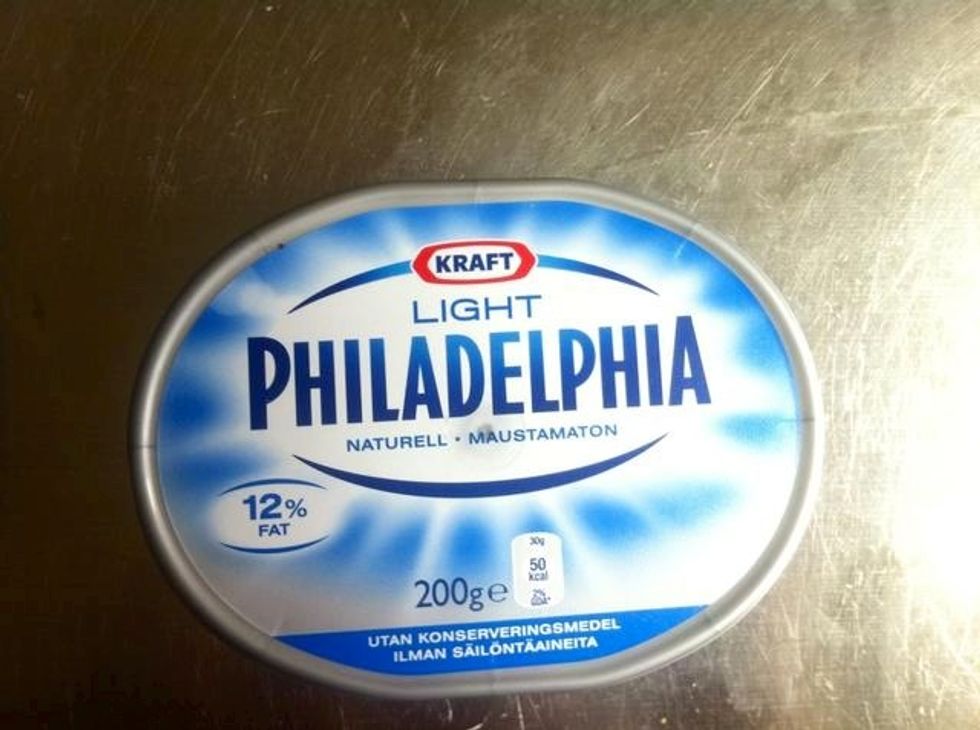 Now, the filling! Cream cheese