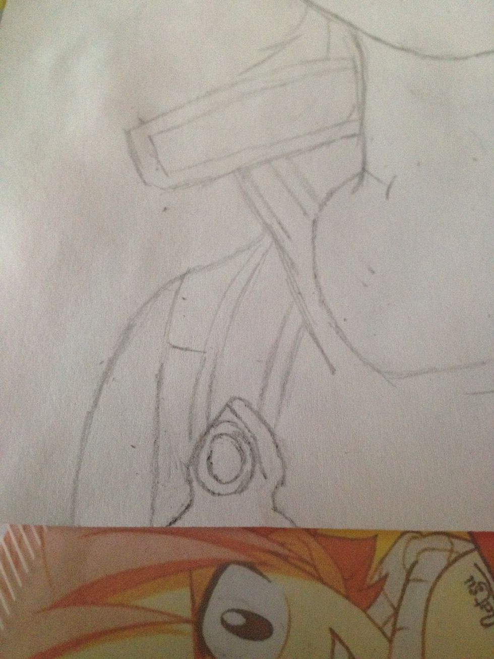 Now , The final part of Kirito's clothing is to add the finishing touches