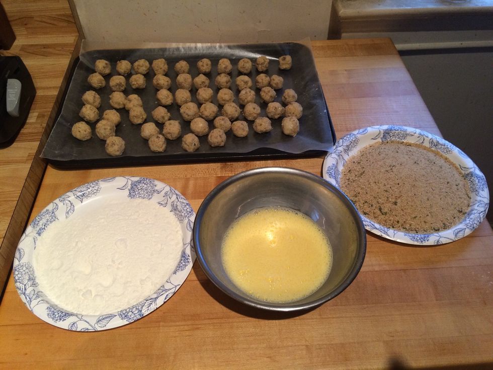 Now the messy part!! Get the rest of the ingredients ready.