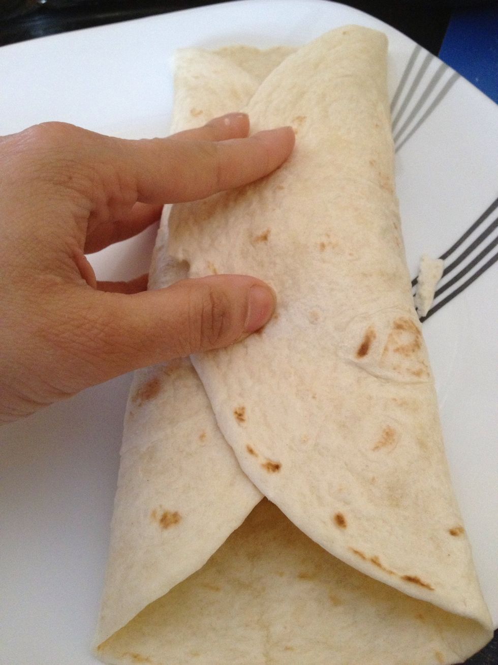 Now the other side just fix it make sure it's even