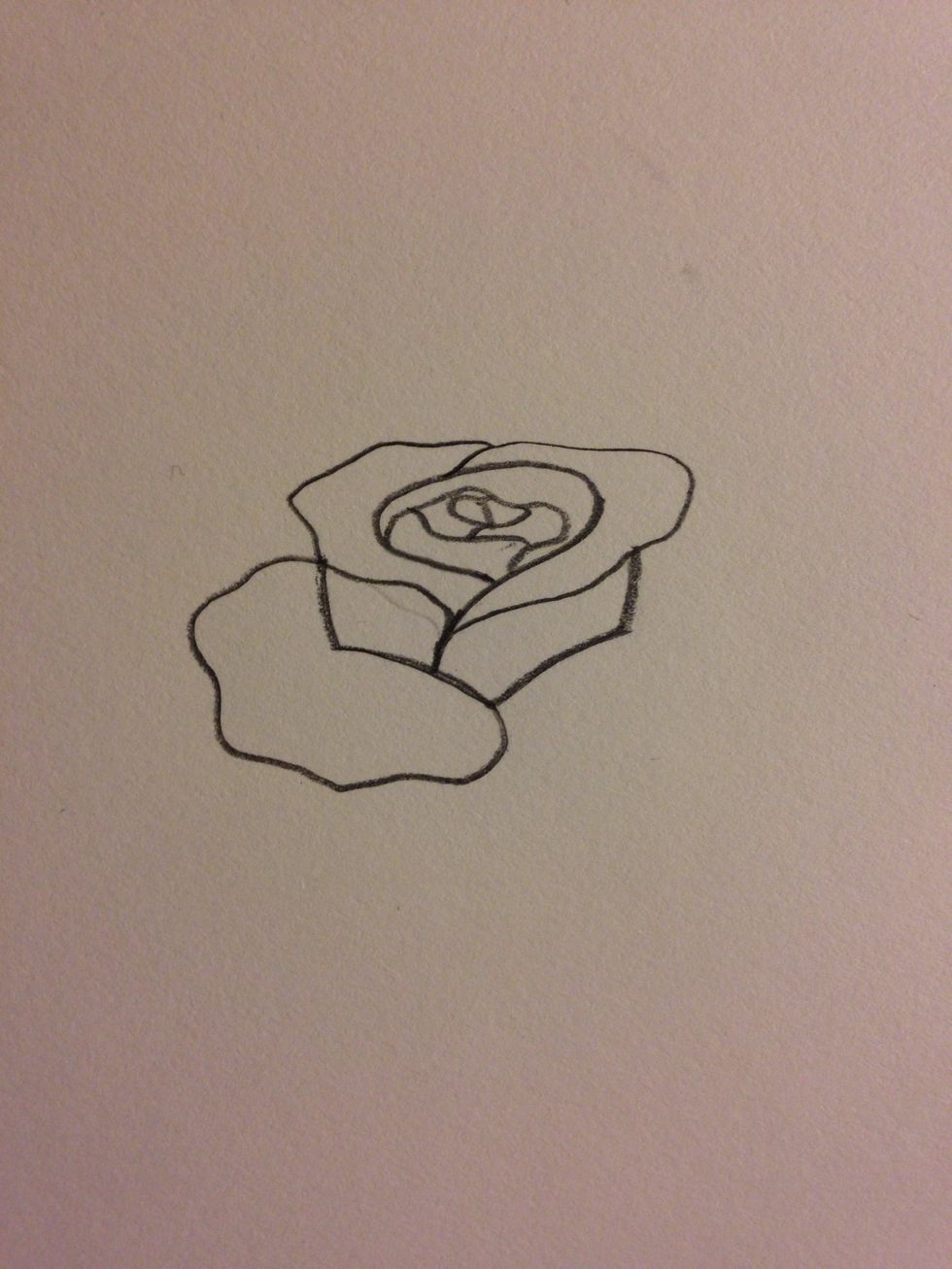Now the outer petals
