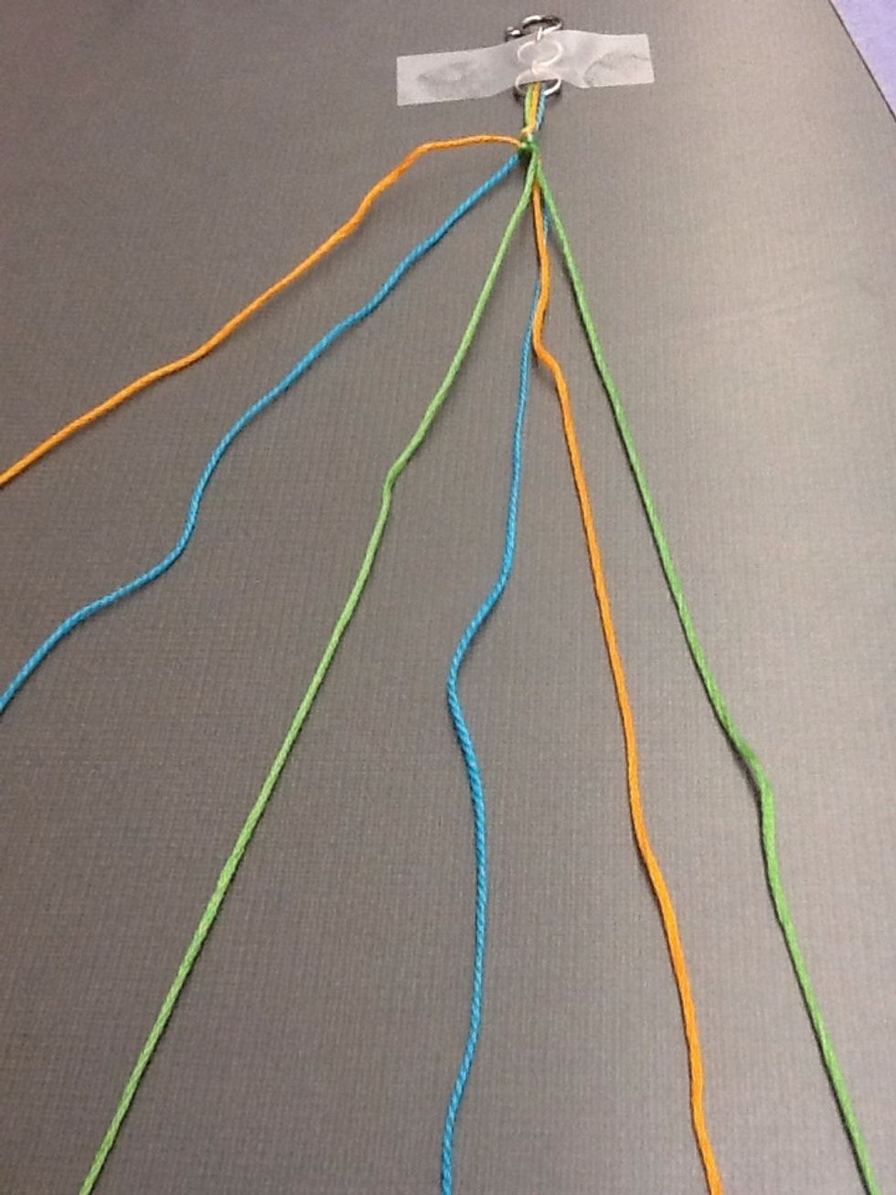 Now, the outside colour (on one side), is now in the center