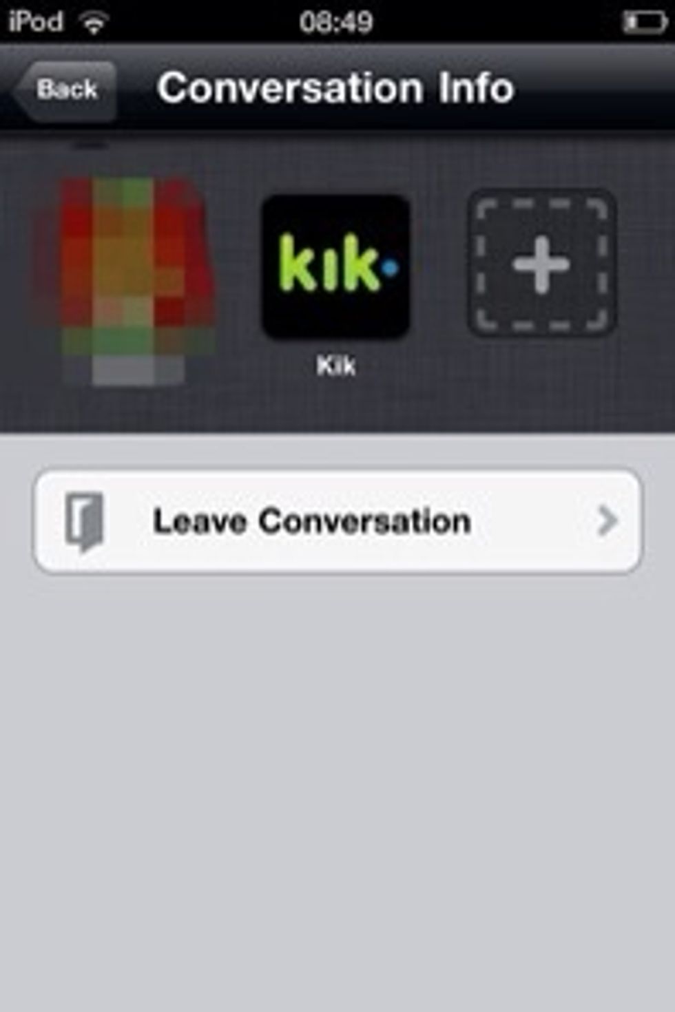 Now the person is added to the conversation