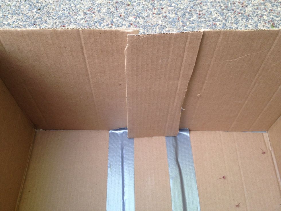 Now the piece should be flush with the rest of the box.