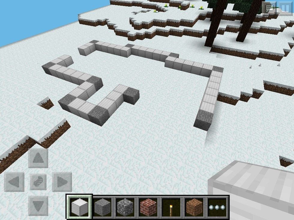 Now the sides, they are 6 by 8