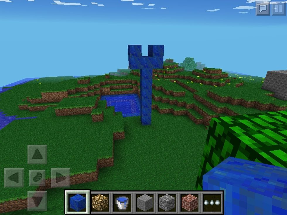 Now the slide make it as tall as you want then add the part I have on top