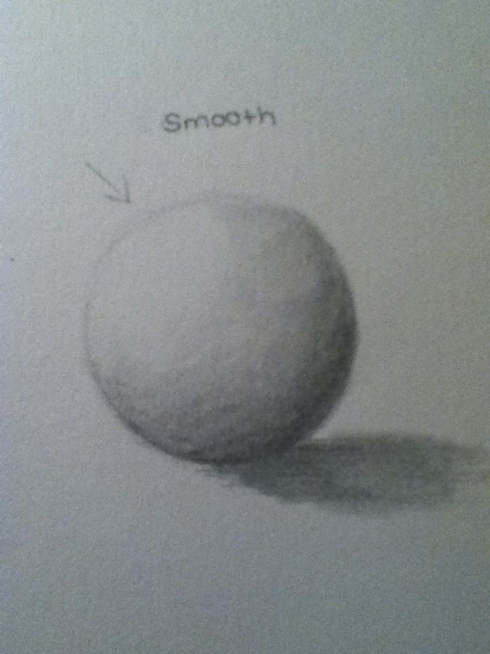 Now the smooth technique is the most common technique used for realistic drawings. Just add pressure on the areas furthest away from the light source. I use a blending stick or just use your finger\ud83d\ude0c