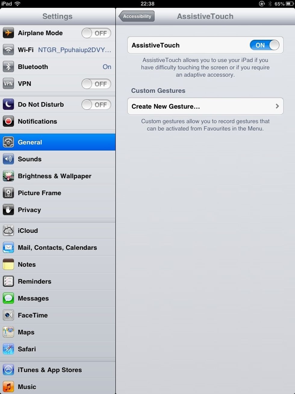 Now there will be a little black square somewhere around the edge of the screen, probably the top left corner. Tap on that and you will see what is on the next slide