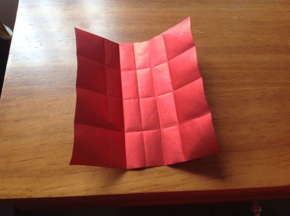 Now this is what you have. Do you see a pattern? You are halving your squares.